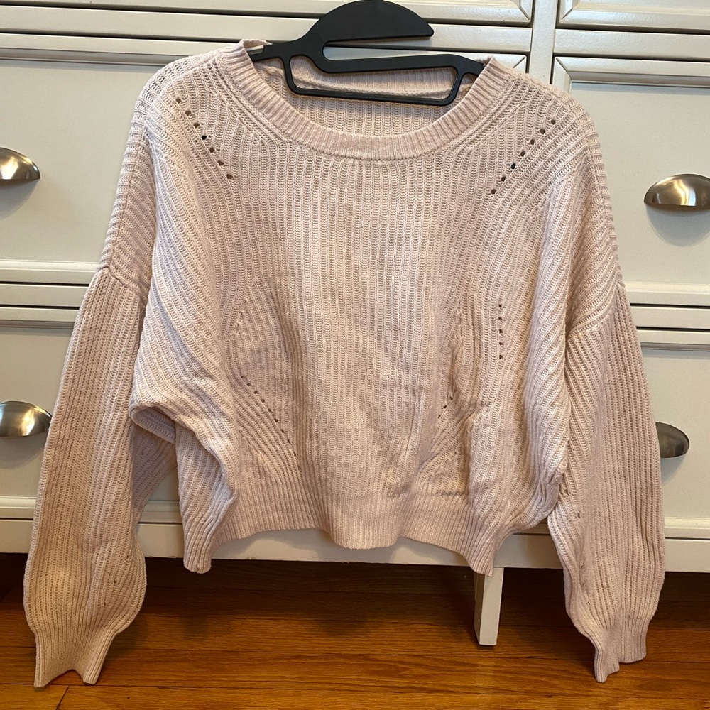 Garage Beige Sweater Top